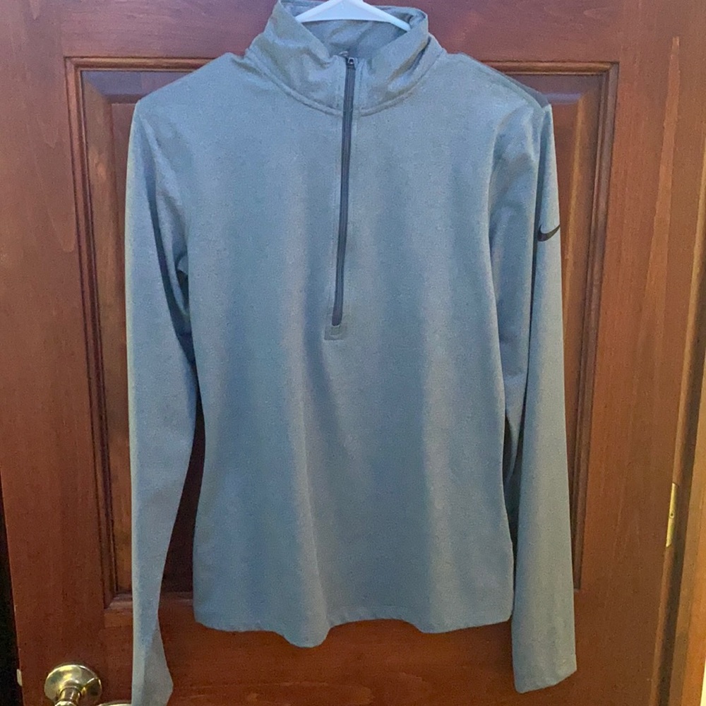 Gray dri-fit long sleeve
